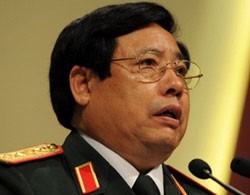 Bộ trưởng Quốc phòng Phùng Quang Thanh. Ảnh: AFP